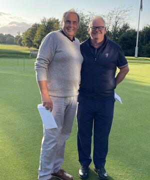 Andrew Barton winning the best Nett score